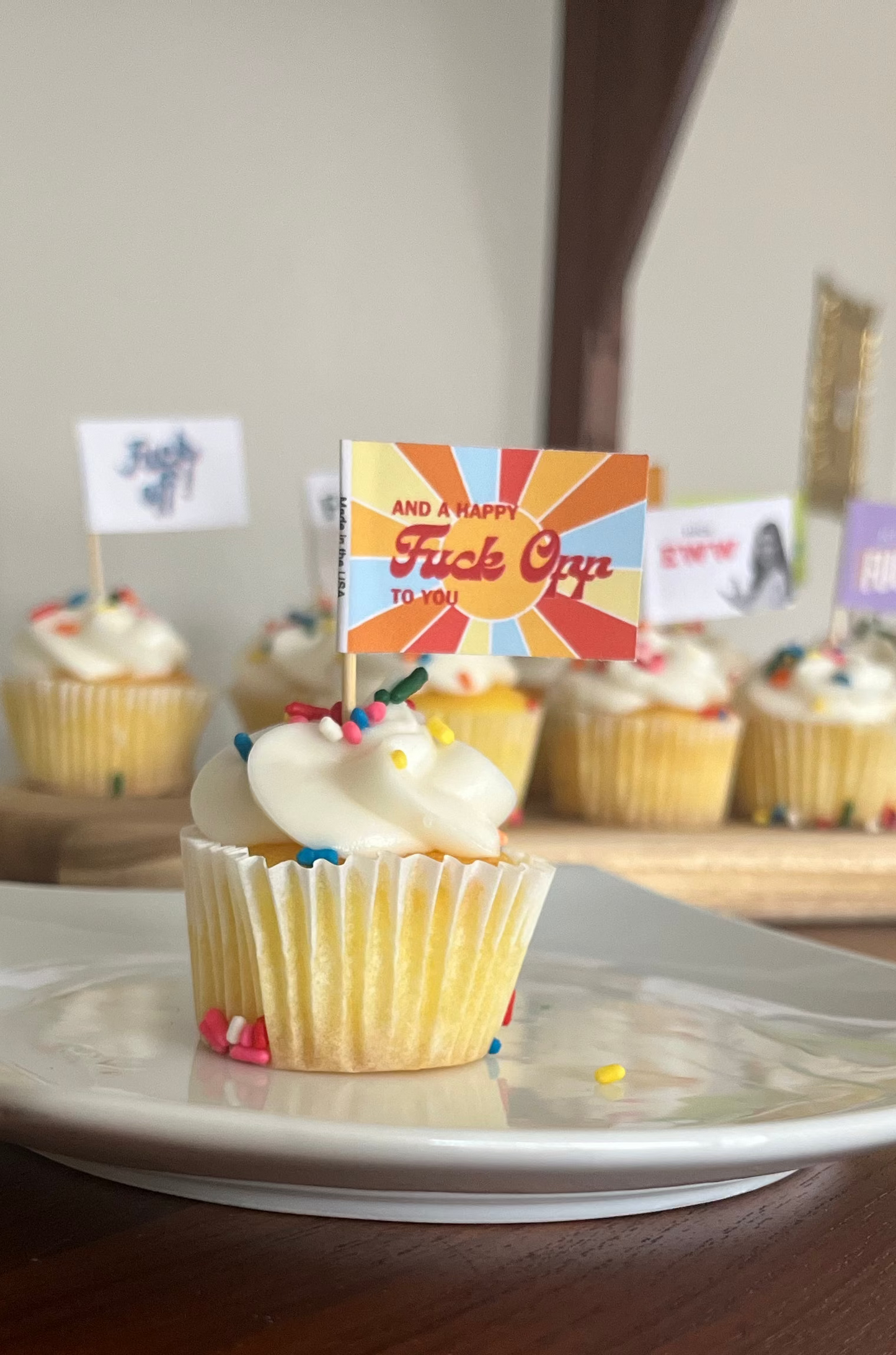 Groovy And A Happy Fuck Off To You Flags