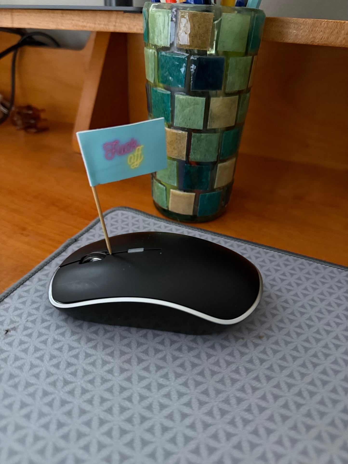 Miami Neon Style Fuck Off Flags