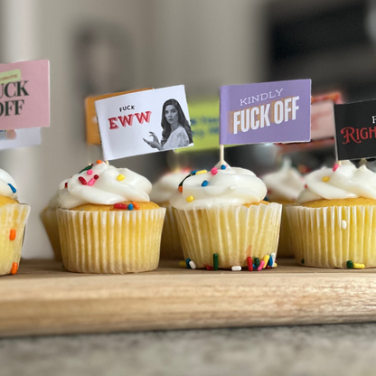 All the Fucks to Give Toothpick Flags Assortment