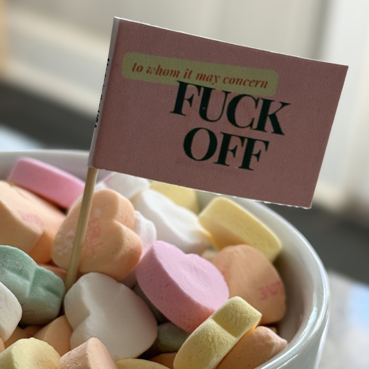 The Nice-ish Fuck Off Toothpick Flag Pack