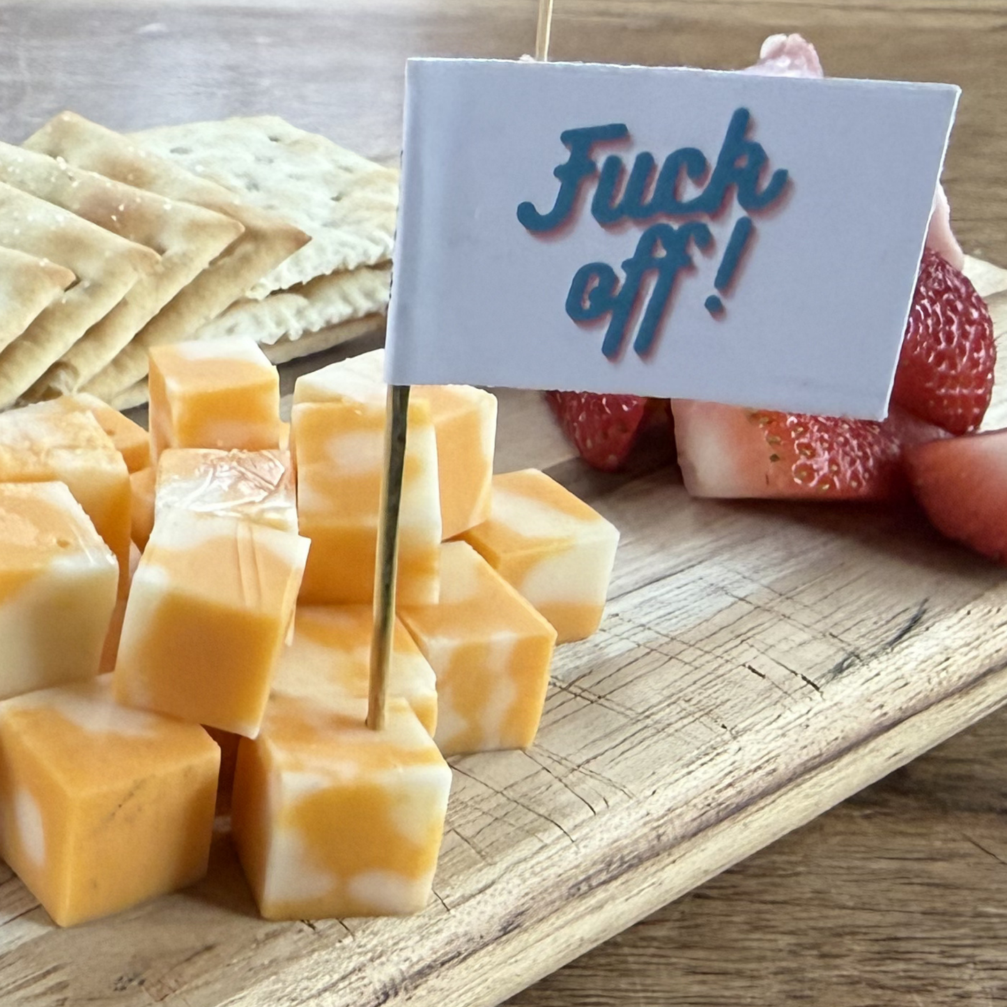 Fuck Off! Toothpick Flags