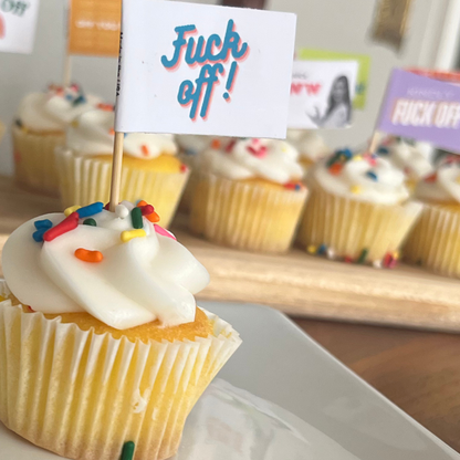 Fuck Off! Toothpick Flags