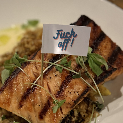 Fuck Off! Toothpick Flags