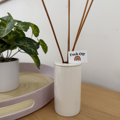 Fuck Off Over the Rainbow Toothpick Flags