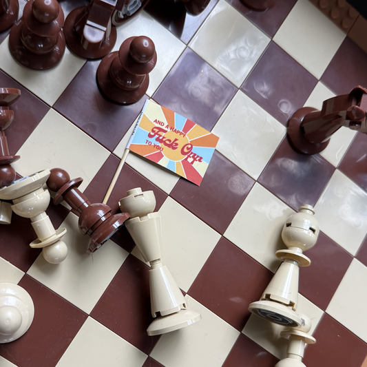 Groovy Fuck Off Toothpick Flags