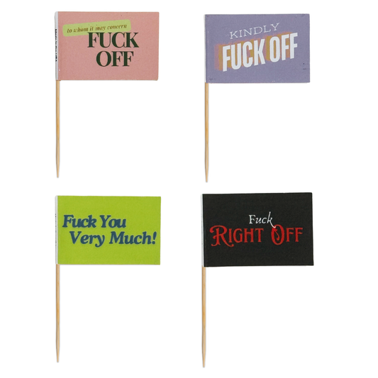 The Nice-ish Fuck Off Toothpick Flag Pack