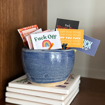 Fuck Off Over the Rainbow Toothpick Flags