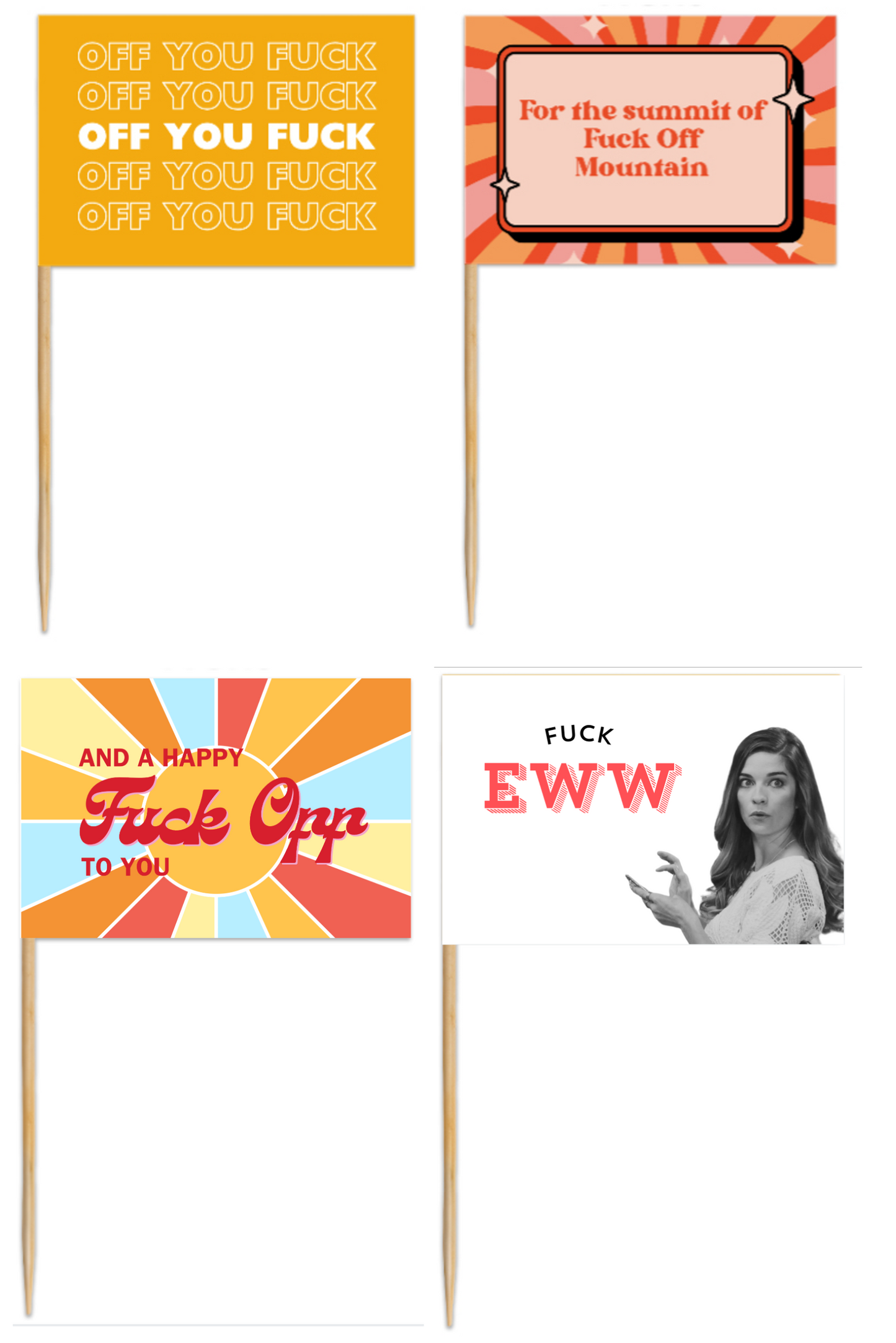The Fanciest of Fuck Off Flag Variety Pack